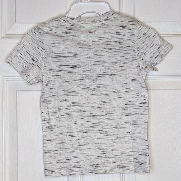 Cat & Jack Boys Heather Grey Blue Multicolor Stripes T Shirt 3T - Picture 8 of 9